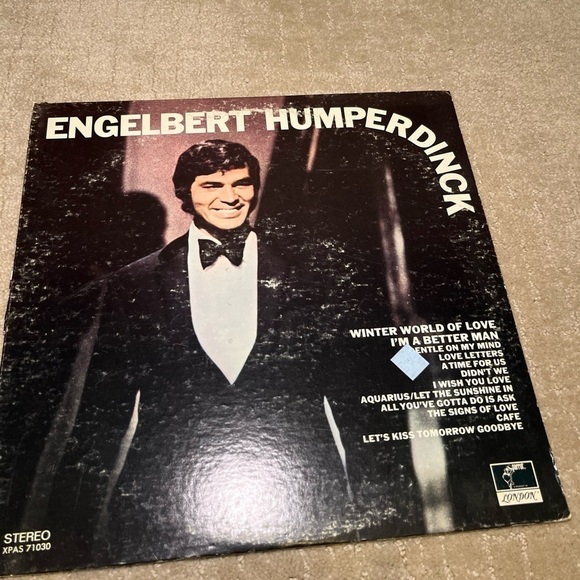 Engelbert Humperdinck self titled vintage vinyl record from 1969 - Picture 2 of 10